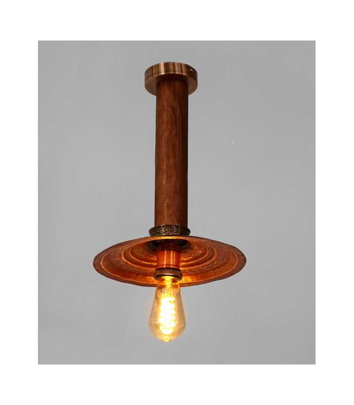 copper pot light fixture