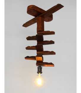 Wood pendant light 278