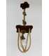 Wood and rope pendant light 311