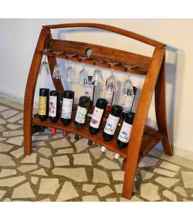 Wooden wine rack 025