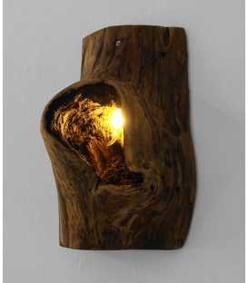 Wood wall lamp 380