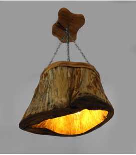 Hollow tree log pendant light 396