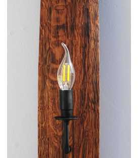 Wood and metal wall light 436