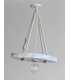 Wood and rope pendant light 513