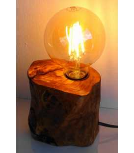 Olive wood table lamp 544