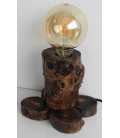 Olive wood table lamp 554