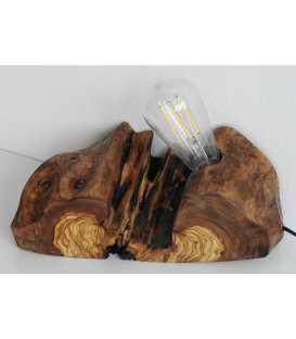 Olive wood table lamp 567