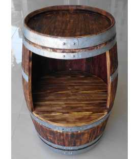Τραπέζι-μπαράκι από δρύινο βαρέλι κρασιού 578