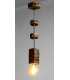 Wood and rope pendant lamp 602