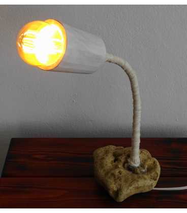 Wood and stone creative table lamp 604