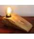 Olive wood table lamp 612