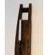 Wine barrel stave wall candle holder