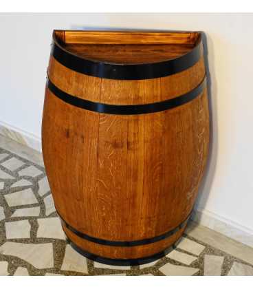 Τραπέζι-μπαράκι από ξύλινο βαρέλι κρασιού 055