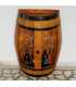 Τραπέζι-μπαράκι από ξύλινο βαρέλι κρασιού 056