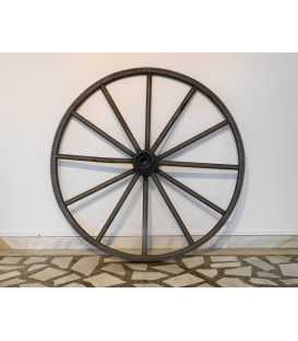 Old iron wheel sandblasted 059