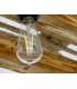 Wood and rope pendant light 073