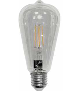 Bulb ADELEQ Led COG E27 Clear ST64 230V 8W Warm White (13-27646800)