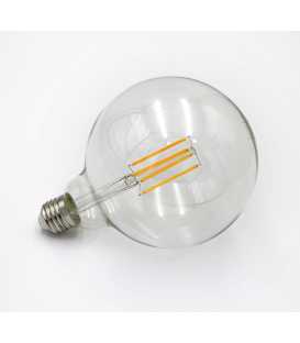 Glühlampe ADELEQ LED COG GLOBE Φ125 Klar Ε27 8W 230V Warmweiß (13-271125800)